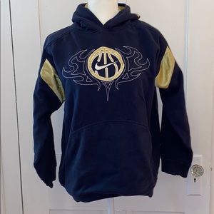 NIKE HOOPS NAVY & GOLD KIDS (BOYS) SWEATSHIRT